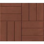 12 КИРПИЧЕЙ  50*50*5см (4шт=1м2) Коричневый штука