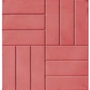 12 КИРПИЧЕЙ 50*50*5см (4шт=1м2) Красная штука