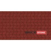 Ромб 60, КРАСНЫЙ 342*198*60/342*99*60 BRICK STONE монохром
