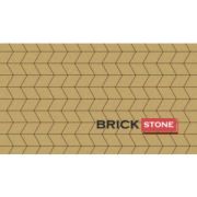 Ромб 60, ЖЁЛТЫЙ 342*198*60/342*99*60 BRICK STONE монохром