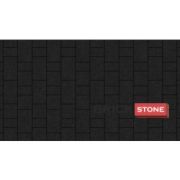 Старый город 60, ЧЁРНЫЙ 260*160*60/160*160*60/160*100*60 BRICK STONE монохром