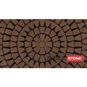 Классико веер 60, ОРАНЖЕВЫЙ 115*120/48*60,115*103/73*60,115*86*60 BRICK STONE монохром