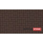Брусчатка 60, КОРИЧНЕВЫЙ 200*100*60/100*100*60 BRICK STONE монохром