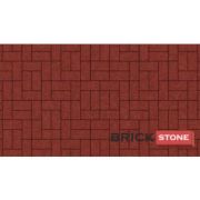 Брусчатка 80, КРАСНЫЙ 200*100*80/100*100*80 BRICK STONE монохром