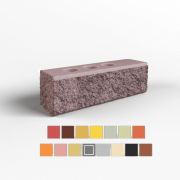 0,7НФ 15 ЦВЕТОВ рваный угловой пустотелый, кирпич BRICKSTONE 215*85*65мм под.440шт